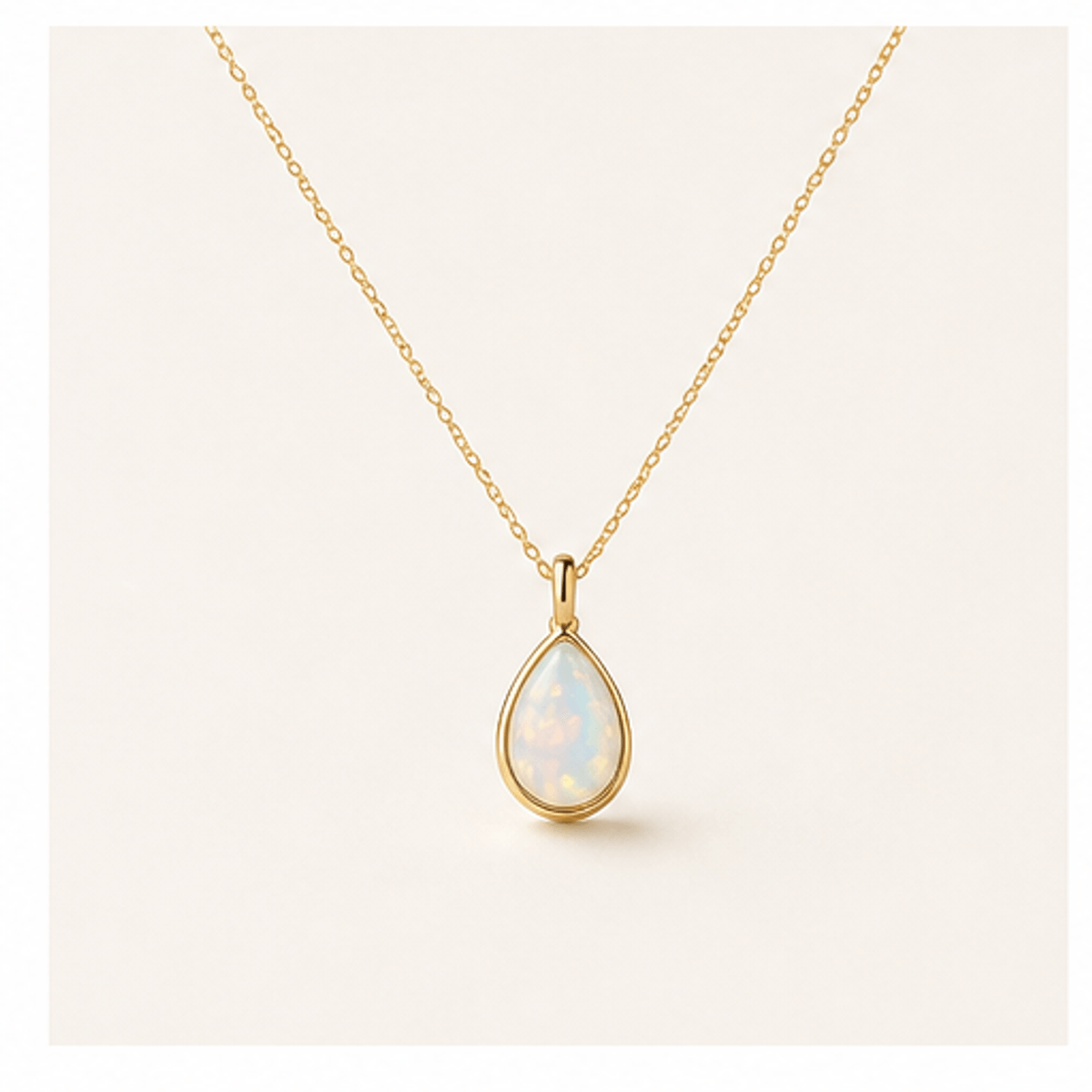 Collier Opale Goutte