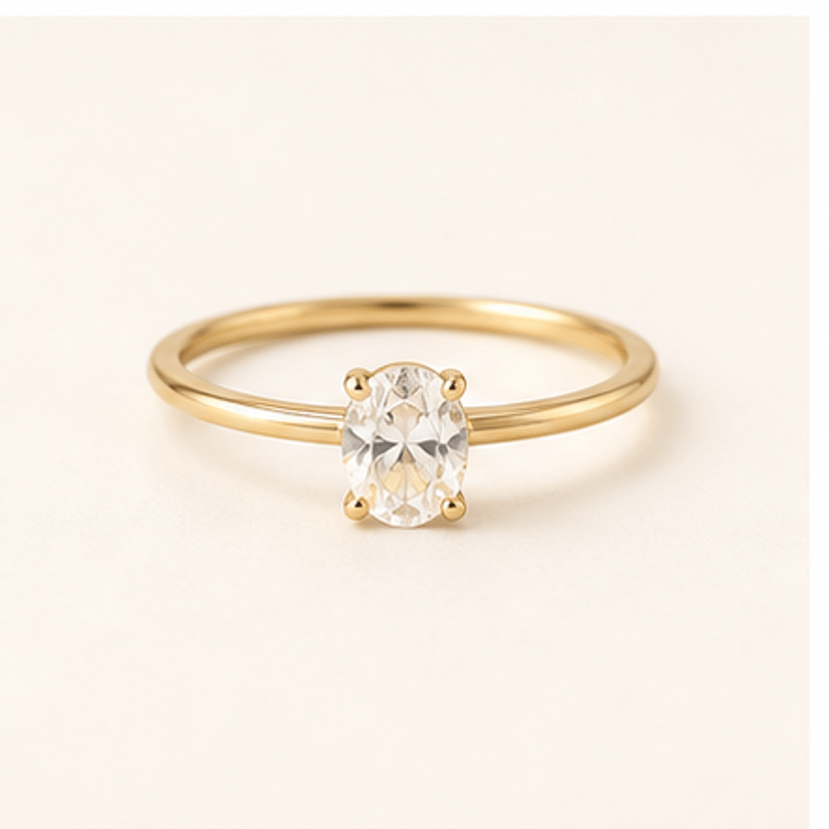 Bague Ovale Éternelle
